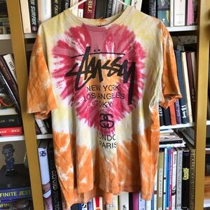 Vintage Stussy Tie Dye Tee Shirt